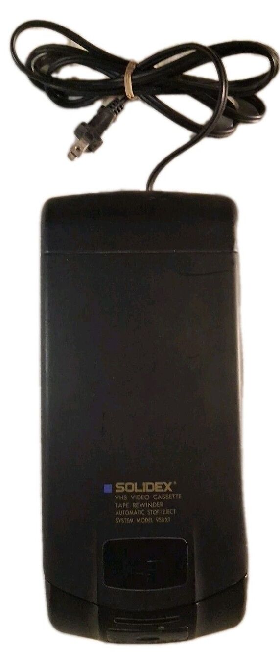 Solidex 958X VHS Video Cassette Tape Rewinder